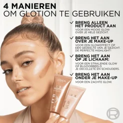 Outlet L'Oréal Paris L’Oréal Paris Lumi Glotion Natuurlijke Glow Enhancer 40ML 903 Medium Glow