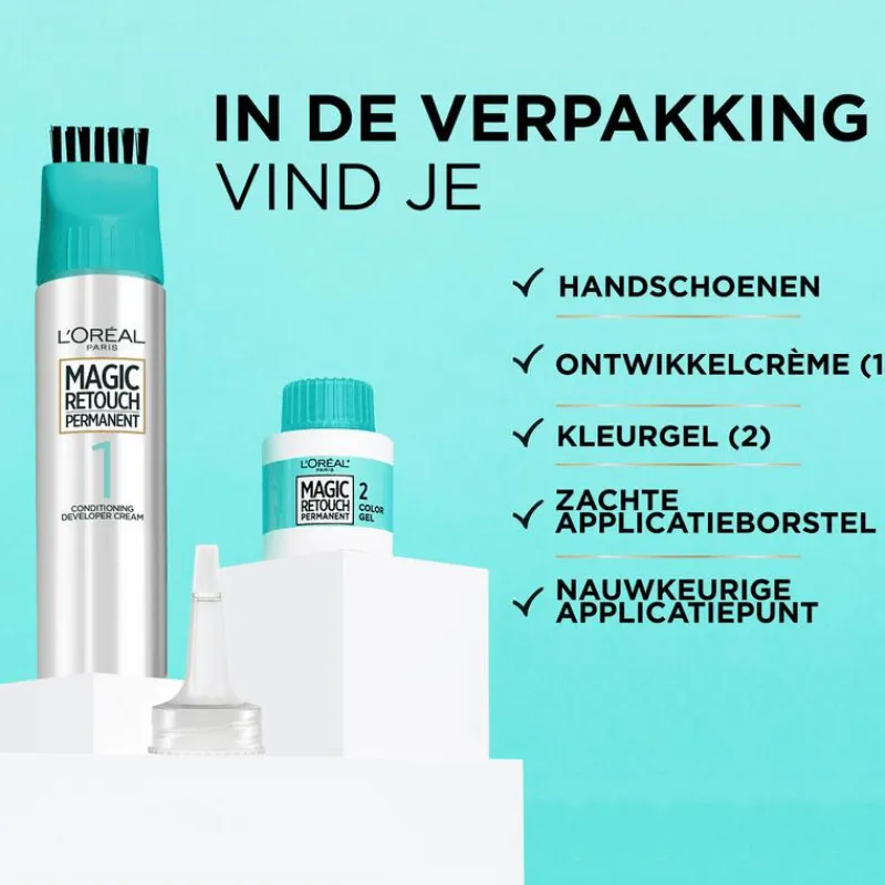 Best L'Oréal Paris Magic Retouch Permanente Haarverf 4 Middenbruin