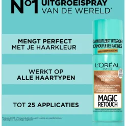L'Oréal Paris Magic Retouch Camouflerende Uitgroeispray Middenblond 75 ML 5 Middenblond