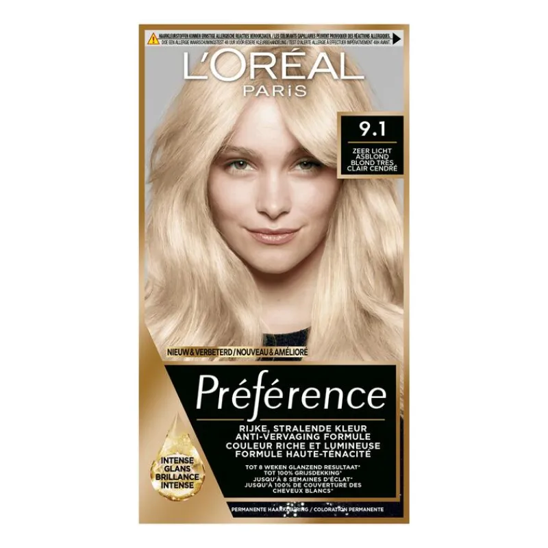 L'Oréal Paris Préférence Permanente Haarverf 9.1 Oslo