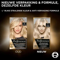 L'Oréal Paris Préférence Permanente Haarverf 9.1 Oslo