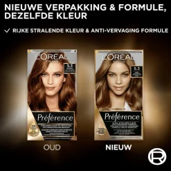 Best L'Oréal Paris Préférence Permanente Haarverf 5.3 Virginie