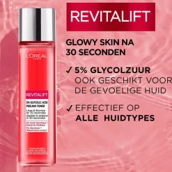 Best L'Oréal Paris Revitalift 5% Glycolzuur Peeling Exfoliant Toner 180 ML
