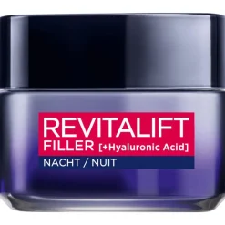 Sale L'Oréal Paris Revitalift Filler Hyaluronzuur Anti-Rimpel Nachtcrème 50 ML