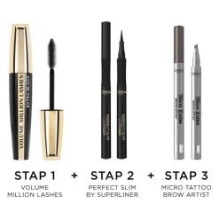 New L'Oréal Paris Volume Million Lashes Classic 01 Volume Mascara Extra Black