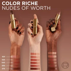 Best L'Oréal Paris L'Oreal Paris Color Riche Satin - Nudes of Worth 570 570 -Wirth it intense
