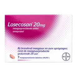 Sale Losecosan maagzuur tabletten 7 st