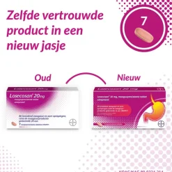 Sale Losecosan maagzuur tabletten 7 st