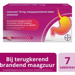 Sale Losecosan maagzuur tabletten 7 st