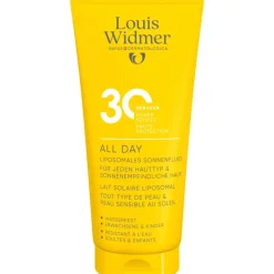 Outlet Louis Widmer All Day SPF30 Familly Pack Licht Geparfumeerd 200 ML