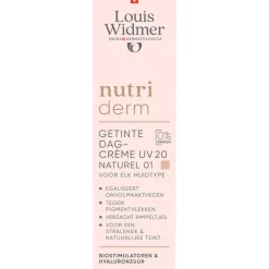 Online Louis Widmer Nutriderm Getinte Dagverzorging SPF20 Naturel 01 Zonder Parfum 30 ML