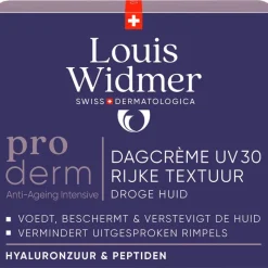 Clearance Louis Widmer Proderm Dagcrème Rijke Textuur SPF30 Licht Geparfumeerd 50 ML