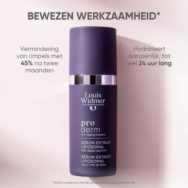 New Louis Widmer Proderm Extrait Liposomal Serum Zonder Parfum 30 ML