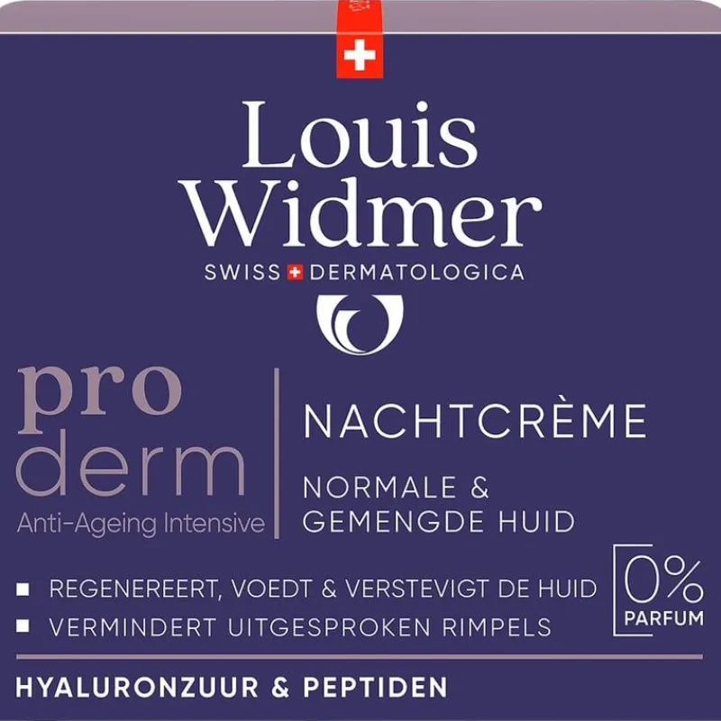 Discount Louis Widmer Proderm Nachtcrème Zonder Parfum 50 ML