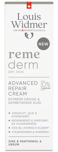 Best Louis Widmer Remederm Creme Dry Skin Fluide Zonder Parfum 75 ML