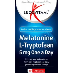 New Lucovitaal Melatonine L-Tryptofaan 5mg