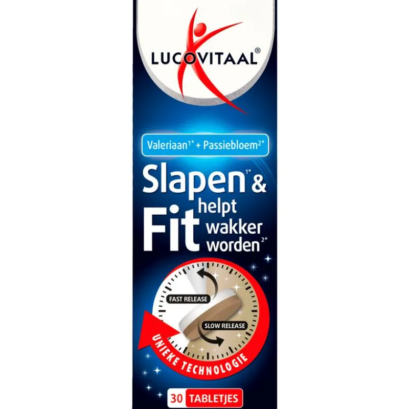 New Lucovitaal Slapen & Fit Wakker 30 stuks