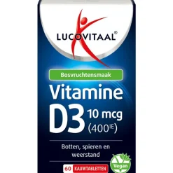 Outlet Lucovitaal Vitamine D3 10mcg 60 kauwtabl