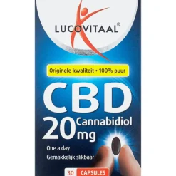Sale Lucovitaal LV CBD Cannabidiol 20 mg Capsules