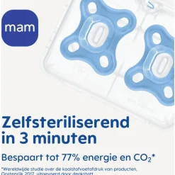 Outlet MAM Comfort Fopspenen 0-3 maanden Uni 2 stuks groen