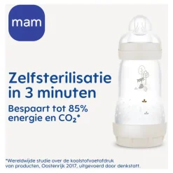 Outlet MAM Easy Start Anti-Colic Babyfles 160 ML Lila