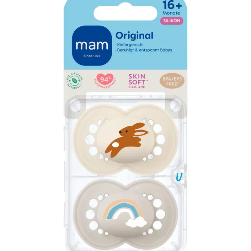 Discount MAM Original Fopspenen 16+ maanden 2 stuks Uni