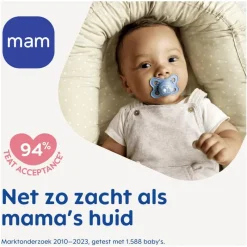 Online MAM Original Fopspenen Night 0-6 maanden Uni 2 stuks