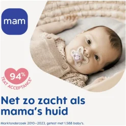 New MAM Original Fopspenen Start 0-2 maanden Plain Uni 2 stuks