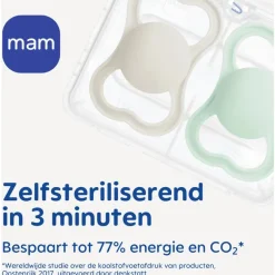 Sale MAM Supreme Fopspenen 6-16 maanden Blue 2 stuks