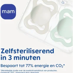 Sale MAM Supreme Fopspenen 0-6 maanden 2 stuks Uni