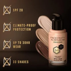 Hot Max Factor Facefinity Foundation 30 ML Natural Rose/C50