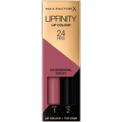 Outlet Max Factor Lipfinity Lip Colour Lipstick 310 Essential Violet