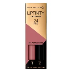 Outlet Max Factor Lipfinity Lip Colour 001 Pearly Nude