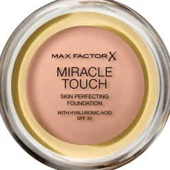 Sale Max Factor Miracle Touch Compact Foundation 45 Warm Almond
