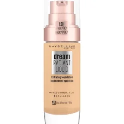 New Maybelline - Dream Satin Liquid - 45 Light Honey - Foundation SPF13 45 Honey Beige