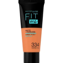 Clearance Maybelline Fit Me Matte & Poreless 334 Warm Tan 344 - Warm Tan