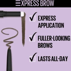 Maybelline New York Express Brow Duo Bruin Wenkbrauwpotlood 05 Black Brown 05 - Black Brown