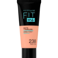Sale Maybelline New York Fit Me Matte + Poreless Foundation 238 Rich Tan 30 ML 238 - Rich Tan