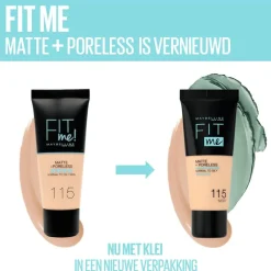Outlet Maybelline New York Fit Me Matte + Poreless Foundation 352 Truffle