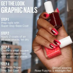 New Maybelline New York Superstay Ink Bonder Nagellak 8 Passionate Red