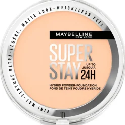 Best Maybelline New York SuperStay 24H Hybrid Powder Foundation 10