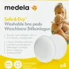 Hot Medela Wasbare Zoogcompressen
