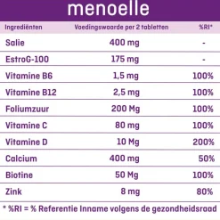 Clearance Menoelle 60 tabletten