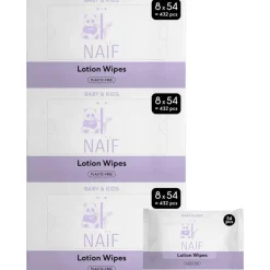 Clearance Naïf Plasticvrije Lotion Billendoekjes 24x54 stuks