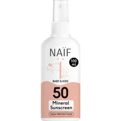 Hot Naïf Zonnebrand Spray Baby & Kids SPF50 100 ML
