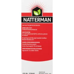 Sale Natterman Bronchicum Extra Sterk 200 ML