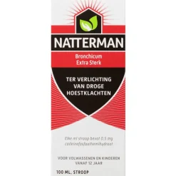 Outlet Natterman Bronchicum Extra Sterk 100 ML