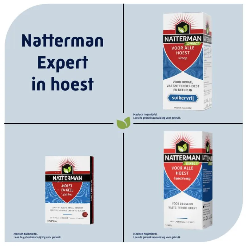 Best Natterman Direct Voor Alle Hoest Suikervrij Siroop 120ML