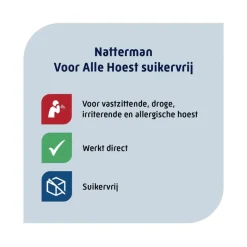 Best Natterman Direct Voor Alle Hoest Suikervrij Siroop 120ML