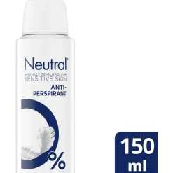Discount Neutral Anti-Transparant Parfumvrij Deodorant Spray 150 ML